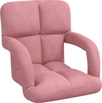 vidaXL Sill&oacute;n Ajustable Rosa Terciopelo Vidaxl