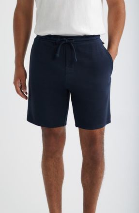BOSS Ribbed Pajama Shorts in Dark Blue at Nordstrom, Size Xx-Large