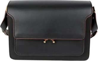 Marni Pre-owned Cross Body Bags, female, Black, Size: ONE SIZE Pre-owned Trunk Medium Shoulder Crossbody Bag