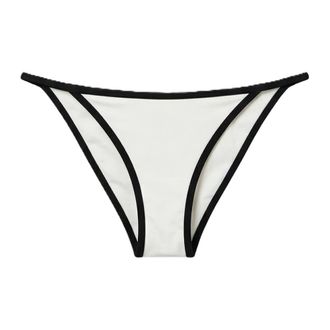 MC2 Saint Barth Bikinis, female, White, Size: M Zephire String Cheeckiest Briefs