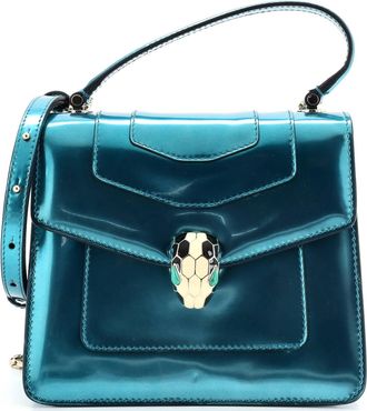 Bulgari Serpenti Forever Top Handle Bag Patent Small