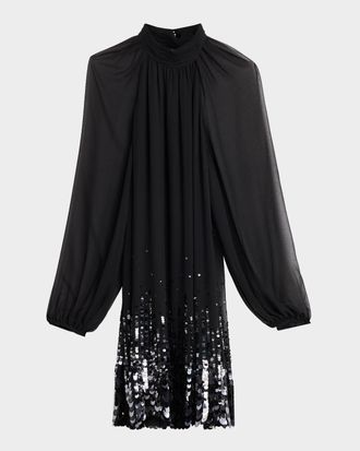 Emanuel Ungaro Bradly Paillette-Embellished Mini Dress