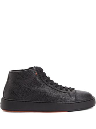 Santoni Sneakers con zip - Nero