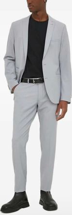 Drykorn Giacca da abito con bottone singolo - Grigio