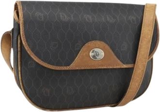 Dior Pre-owned Cross Body Bags, female, Black, Size: ONE SIZE Pre-owned Vintage PVC Shoulder Bag