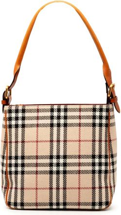Burberry Borsa a spalla con motivo House Check 2018-2023 - Marrone
