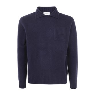 Ballantyne Heren, Truien, Blauw, Maat: 2XL Wol
