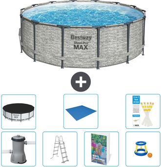 Bestway Piscina Bestway Steel Pro Max Redonda - 427x122 Cm - 8-piezas S568