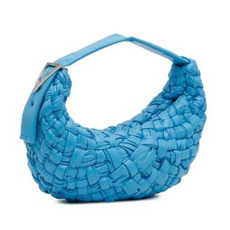 Bottega Veneta Pre-owned Shoulder Bags, female, Blue, Size: ONE SIZE Pre-owned Vintage Shoulder Bag