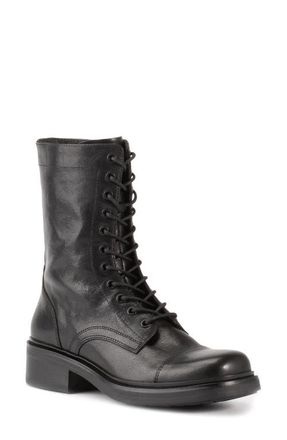 Vagabond Karlie Lace-Up Cap Toe Bootie in Black at Nordstrom, Size 37
