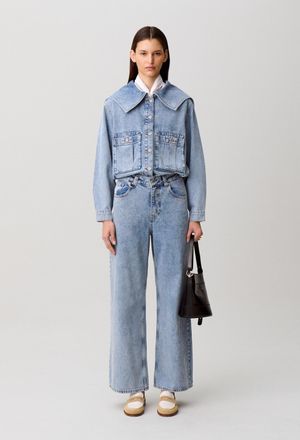Claudie Pierlot Wide-leg denim jeans