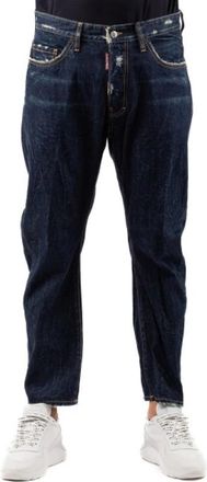 Dsquared2 Regular Fit Bro Jeans - Heren - Slim Fit Jeans - Blauw - XS - Katoen - Jeans