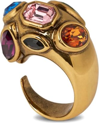 Etro Anello con cristalli - Oro