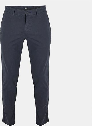 HUGO BOSS Mens Crigan3 D Solid Patterned Chinos - Navy - Size: 30W r