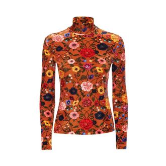 La DoubleJ Dames, Tops, Veelkleurig, Maat: M Velours