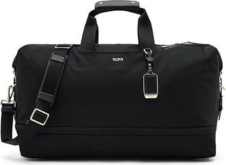 Tumi Rhys Expandable Duffel Duffel Bags Black/Gold, Leather