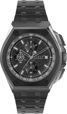 Philipp Plein Plein Extreme Heren Horloge Zwart PWGAA0921