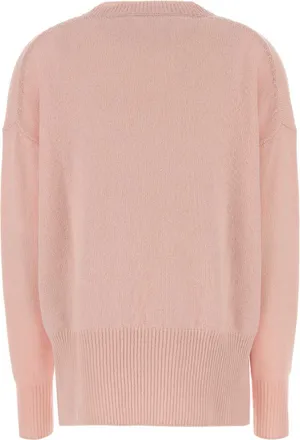 Jil Sander Womens Pure Cashmere Sweater Pink