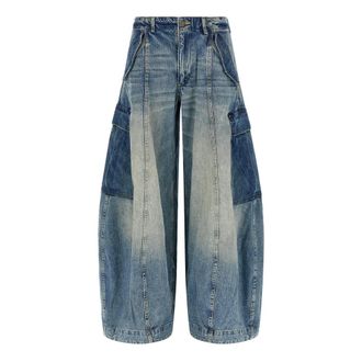 R13 Dames, Jeans, Blauw, Maat: W25 Katoen