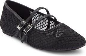 Kenneth Cole Reaction Malibu Mesh Mary Jane Flat in Black Sport Mesh at Nordstrom Rack, Size 8.5