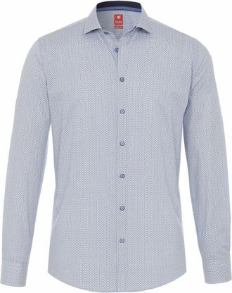 Pure Heren, Overhemden, Blauw, Maat: XL