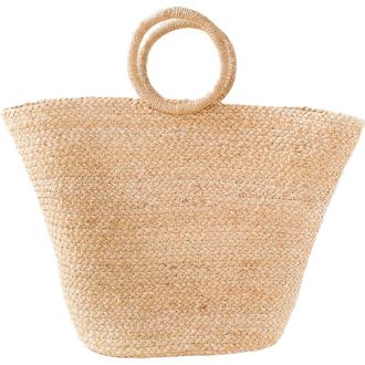 Indego Africa Raffia Bag in Natural at Nordstrom, Size Large