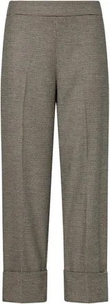 Liu Jo Pantaloni pied de poule - - Trousers - Donna - Marrone - S