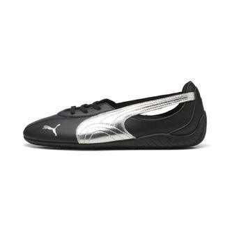 Puma Sneakers stile ballerina Speedcat Nova Metallizzato da donna, Scarpe, Nero, 35.5