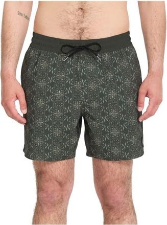Volcom Lido Print Trunk 16 Boardshorts f&uuml;r Herren | grau