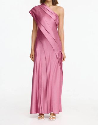 Acler Blenfleet Maxi Dress In Musk Pink