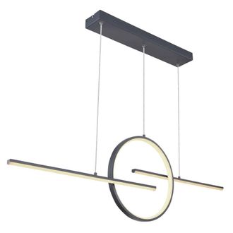Netlighting Barral Pendant Graphite 3x LED Dimmable 3000 6000K Remote Control in Grey