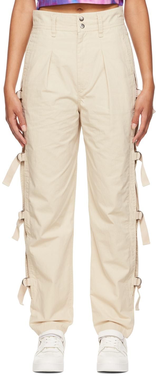 パンツ DRIES VAN NOTEN 'Paxy' pants Beige 2420109189350 DRIES NOTEN VAN 2420109189350 pants パンツ Beige 'Paxy'
