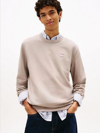 Tommy Hilfiger Tommy Badge Terry Crew Neck Sweatshirt