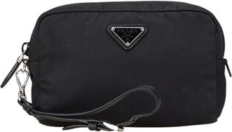 Prada Black Nylon Pouch (Pre-Owned)