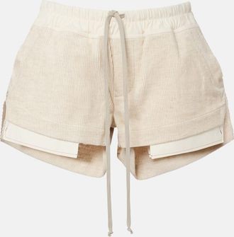 Rick Owens Bermuda Fog in cotone e lino