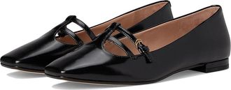 Cole Haan Brigid T-Strap Ballet Flat Womens Flat Shoes Black Leather : 5.5 B - Medium, Leather/Rubber
