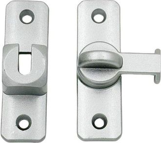 OEM Cerradura Para Puerta Corredera - Cerradura De Seguridad Para Puerta - Seguridad Adicional - Flexible 90/180 Grados - 3 Piezas - Negra