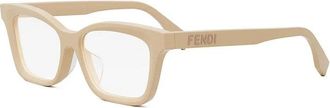 Fendi Demo Square Ladies Eyeglasses FE50057I 057 52
