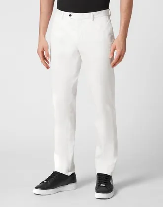 Philipp Plein Long Trousers Chinos Fit Men in White at Nordstrom, Size 60