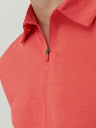 Born Living Yoga T-shirt Polo Kariba Coral Bright