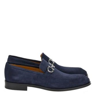 Ferragamo Finley Gancini Ornament Mocassins, Size 9 E