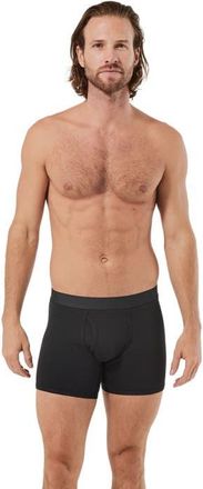 Pact Organic Cotton Everyday Boxer Brief 4-Pack in Black at Nordstrom, Size Medium