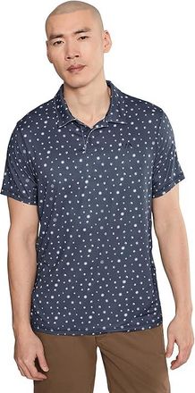 Rvca Sport Vent Polo Mens Clothing Moody Blue : 2XL, Polyester/Elastane