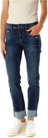 Gang Slim-fit Jeans - Dames - Slim Fit Jeans - Blauw - W26 - Jeans