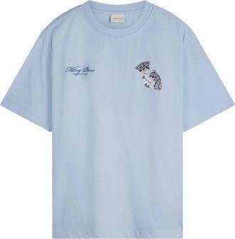 Filling Pieces T-shirt Broken Plate - Heren - T-shirts - Blauw - L - Katoen - Tops