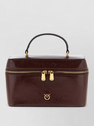 Pinko leather mini bag adjustable strap handle