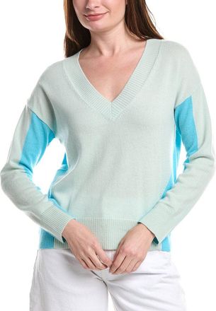 Isla June Colorblock Cashmere Top