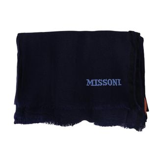 Missoni Sciarpa di lana - - Accessories - Uomo - Blu - ONE SIZE