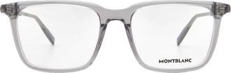 Montblanc Demo Square Mens Eyeglasses MB0011O 008 54