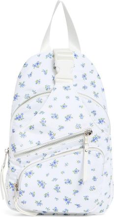 Madden Girl Sling Bag in White Ditsy at Nordstrom Rack